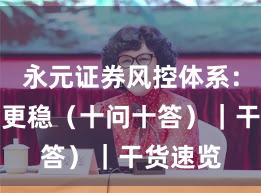 永元证券风控体系：凭什么更稳（十问十答）｜干货速览